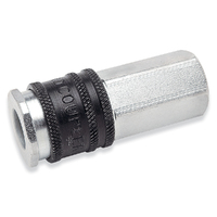 Jamec Pem Coupling 1/4" & 3/8" BSP Female Thread Steel - Euro/CEJN Equiv.