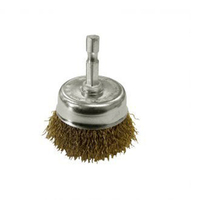 Josco Brumby 50mm Spindle-Mounted Crimped Cup Brush for Surface Treatment BCC50