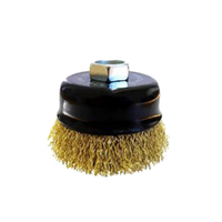 Josco Brumby 75mm Crimped Multi-Thread Cup Brush for Light & Medium Prep. BCC65