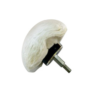 Josco Brumby 75mm Spindle-Mounted Calico Mushroom Polishing Buff BCM75