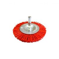 Josco 75mm Coarse Red Abrasive Nylon Wheel Brush for Burrs Wood Rust Etc. JAW75R