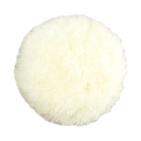 Josco 125mm Lambswool Buff Premium Polishing Pad for Metals & Upholstery LBP125