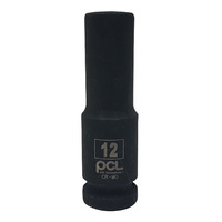12mm 1/2" Dr Chrome Molybdenum 6PT Deep Impact Socket Individual PCL