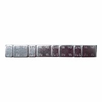 GTS Stick-On Wheel Balance Weights Silver -5/10 Grams Steel Fe - Box/ 100 Strips