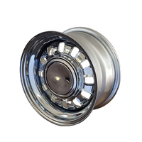 Extreme Classic Muscle 12 Slot Steel Wheel 14x7" 5/114.3 0P Chrome 71.8cb