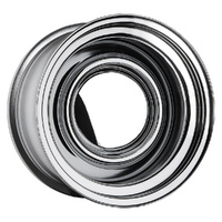 Chrome Smoothie 15x10" Multifit for Ford 114.3 HQ Holden 120.65 fit Monaro 81CB
