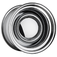 Chrome Smoothie 15x10" 5/108 25N fits Holden EK HT HK HG 65.1CB Steel Wheel