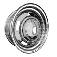 Extreme Chrome Rallye 15x7" 114.3/120.65 Multifit fits Ford Monaro Falcon 81cb