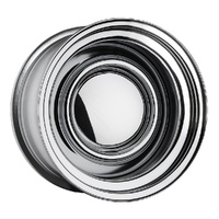 Chrome Smoothie 15x7 5/108 6P fits Holden EK HT HK HG 65.1cb Classic Steel Wheel