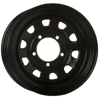 Extreme 4x4 Steel Wheel 15x8 5/139.7 23N Black 111cb D-fit Suzuki Vitara Sierra