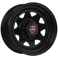 Extreme 4x4 Steel Wheel 16x7 6/139.7 13N Black 110.1cb fit 6 Std Landcruiser Cap