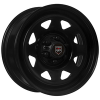 Extreme 4x4 Steel Wheel 16x7" 6/114.3 35P Black 66.1cb D23 fit Navara NP300 +Cap