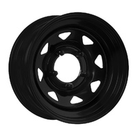 Extreme Steel Wheel 16x7" 5/139.7 13N Black 110.1cb fits 4x4 Suzuki Vitara Jimny