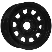Extreme 4x4 Steel Wheel D-hole 16x7" 5/114.3 20P Black 73.1 fit Toyota 4x2 Hilux