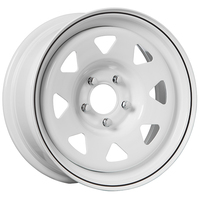 Extreme 4x4 Steel Wheel 16x7" 5/114.3 20P White 73.1cb fits Toyota 4x2 Hilux
