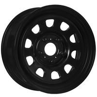 Extreme Steel Wheel 16 x 7" 5/120 25P D-Hole 65.1cb Black fits 4x4 VW Amarok 4x4