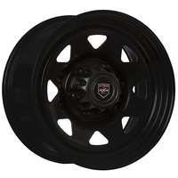 Extreme 4x4 Steel Wheel 16x8 6/139.7 20P Black 106.1 fit Hilux Dmax Triton + Cap