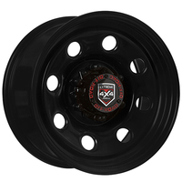 Extreme 4x4 Steel Wheel Soft 8 16x8 6/139.7 20P Black 106.1 fit Hilux Triton Cap