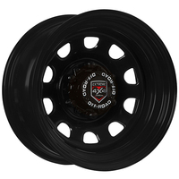 Extreme 4x4 Steel Wheel D-hole 16x8 6/139.7 23N Black 110.1 for Nissan Patrol