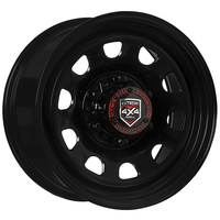 Extreme 4x4 Steel Wheel D-hole 16x8 6/139.7 35P Black 106.1 fits Ranger BT50 Cap