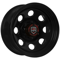 Extreme 4x4 Steel Wheel Soft-8 17x8 6/139.7 13N Black 110.1 suits Prado Patrol