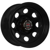 Extreme 4x4 Steel Wheel Soft-8 17x8 6/139.7 13N Black 110.1 suits Prado Patrol