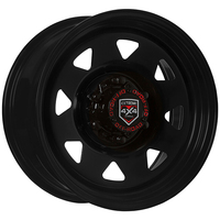 Extreme 4x4 Steel Wheel 17x8 6/139.7 20P Black 106.1 fit Hilux Triton Dmax + Cap