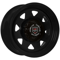 Extreme 4x4 Steel Wheel 17x8 6/139.7 20P Black 106.1 fit Hilux Triton Dmax + Cap