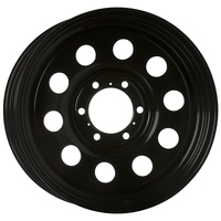 Extreme 4x4 Steel Wheel Round 17x8 6/139.7 20P Black 106.1cb fit Hilux Triton
