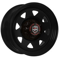 Extreme 4X4 Steel Wheel 17X8 6/139.7 30P Black 106.1 fit Hilux Triton Dmax + Cap