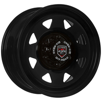 Extreme 4X4 Steel Wheel 17X8 6/139.7 45P Black 106.1Cb fit Ranger Everest + Cap