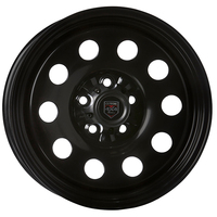 Extreme 4x4 Steel Wheel R-fit 17x8 5/120 30P Black 65.1mm for Amarok w/ Cap Bolt