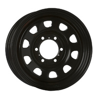 Extreme 4x4 Steel Wheel D-hole 18x8 6/114.3 35P Black 66.1 fit D23 Navara NP300