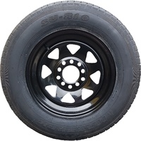 13x4.5" for ford HT Holden Wheel Rim and 165R13c LT Tyre Black Trailer Crvn Boat
