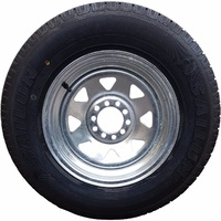13x4.5" for ford HT Holden Wheel Rim and 155R13c LT Tyre GALV Trailer Crvn Boat