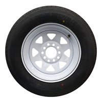 13x4.5" for ford HT Holden Wheel Rim and 155R13c LT Tyre White Trailer Crvn Boat