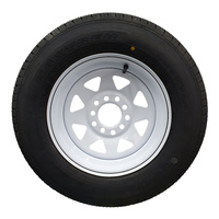 13x4.5" for ford HT Holden Wheel Rim and 165R13c LT Tyre White Trailer Crvn Boat
