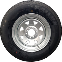 14x6" for ford / Holden HT 0P Wheel Rim & 185R14c LT Tyre GALV Trailer Crvn Boat