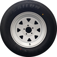 14x6" for Holden HT 15P Wheel Rim and 185R14c LT Tyre White Trailer Caravan Boat