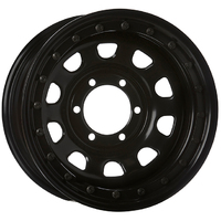 Extreme 4x4 Steel Wheel 16x8 6/139.7 13N Black D-locker 110.1cb fits Patrol