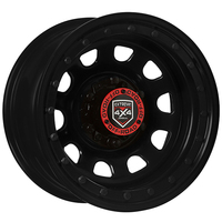Extreme 4x4 Steel Wheel 16x8 6/139.7 13N Black D-locker 110.1cb + Cap fit Patrol