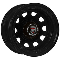 Extreme 4x4 Steel Wheel 16x8 6/139.7 23N Black D-locker 110.1 + Cap fits Patrol