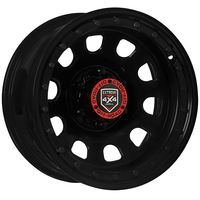 Extreme 4x4 Steel Wheel 17x8 6/139.7 13N Black Imitation D-Locker 110.1 + Cap
