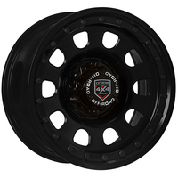 Extreme 4x4 Steel Wheel 17x8 6/139.7 45P Black D-Locker fit Ranger 106.1CB + Cap