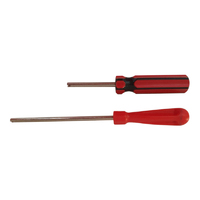 2 x Global Tyre Supplies Tyre Valve Core Remover Screwdriver w/ Long Length
