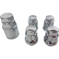 4 x Extreme 12x1.5 Chrome Wheel Lock Nut +Key fit Holden VL VN VR VS VT VX VY VZ