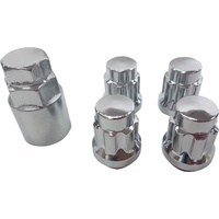 4 x Extreme 14x1.5 Chrome Wheel Lock Nut 35mm Mag Steel for VE Commodore Cruiser