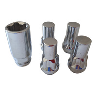 4 x Extreme 14x1.5 Chrome Wheel Locknuts Mag + Key for VE Commodore Landcruiser