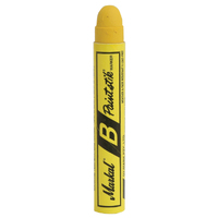 Markal "B" YELLOW Dymark Tyre Crayon / Chalk / Paint Stick (Box of 12)