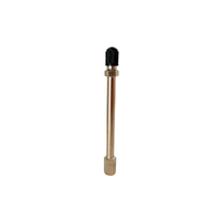 1 x GTS 127mm Metal Tyre Valve Extension Chrome for Tube/Tubeless Valve